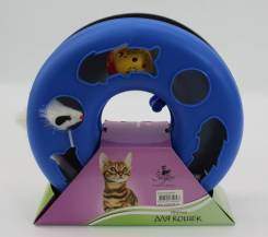 Интерактивная игрушка для кошек "Счастливое кольцо" 27 см х 3 см