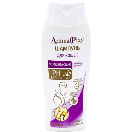 Animal Play шампунь для кошек успокаивающий 250 мл