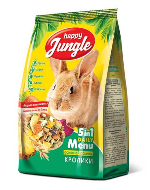 Happy jungle корм для кроликов 400 гр